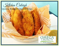 Quinoa Breaded Chicken Strips Gluten Free Low Carb