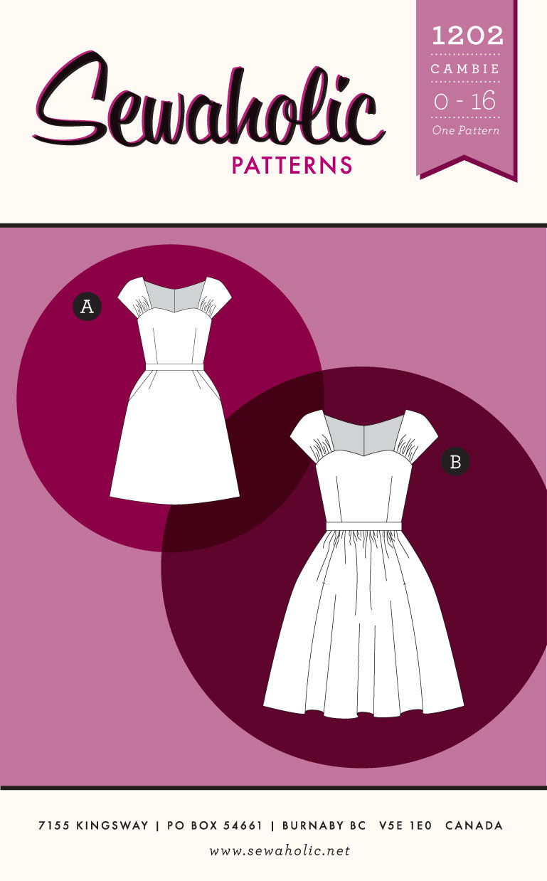 Cambie Dress sewing pattern - PDF Version