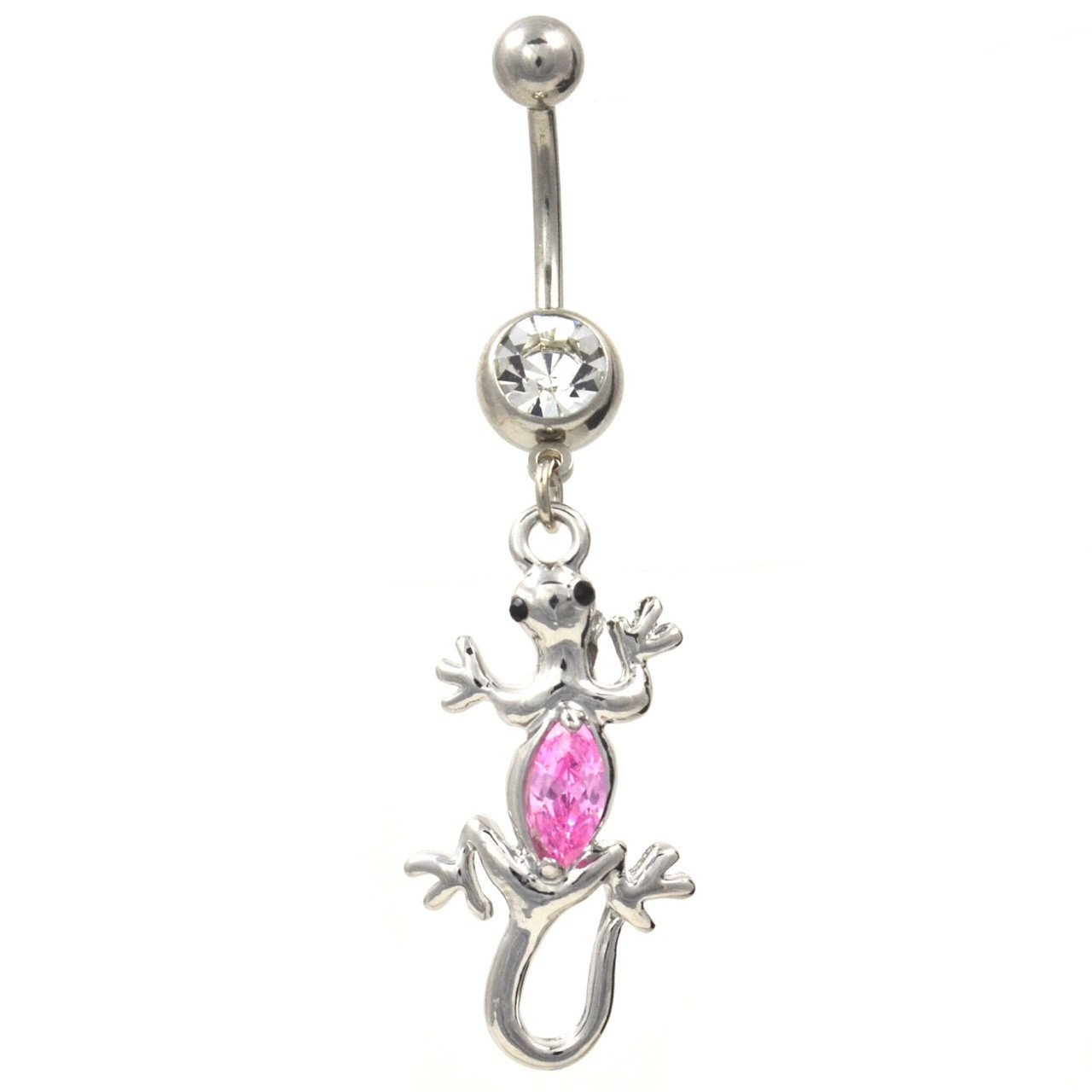 Pink Lizard Belly Ring Pink Lizard Belly Ring