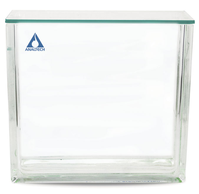 Glass Rectangular Developing Chamber for 20x20cm plates (with lid) A70