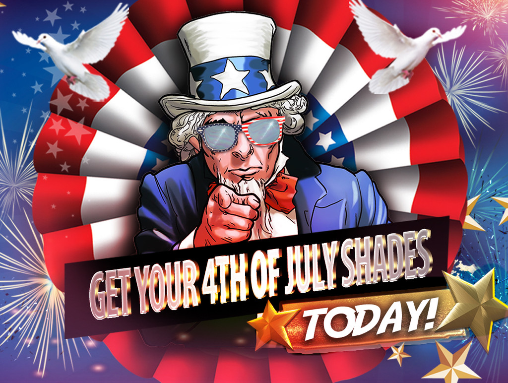 Celebrate Independence Day with American Flag Sunglasses!