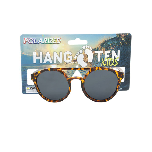 Tortoise Frame HANGTEN KIDS Polarized Lens W/ Card