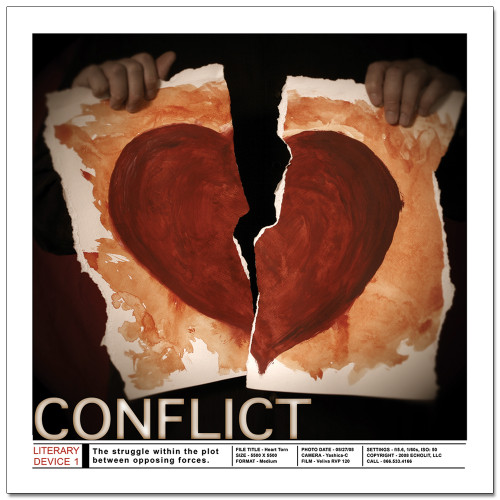 Conflict Literary Poster
