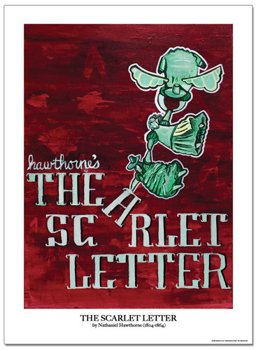 Scarlet Letter Literary Poster