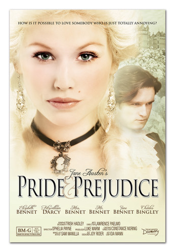 Pride & Prejudice Literary Movie Poster