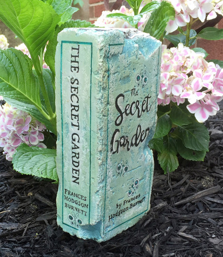 The Secret Garden - Exclusive Artisan Hand-Painted Garden Bricks or Book End