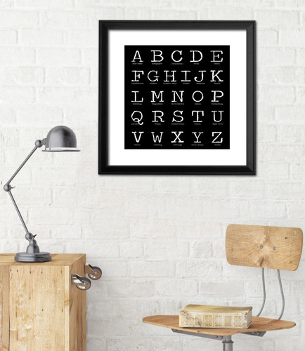 WV ABCs Fine Art Print For Library, Home or Dorm