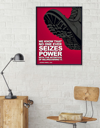 Nineteen Eighty Four, George Orwell Quote Poster Set
