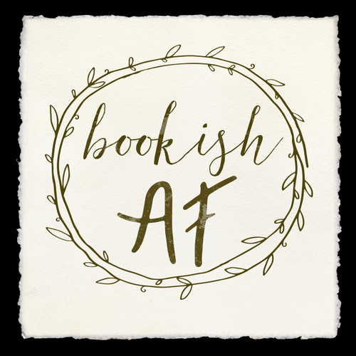 Bookish AF Fine Art Print. Literary Inspirational Print For Classroom, Library, or Home.