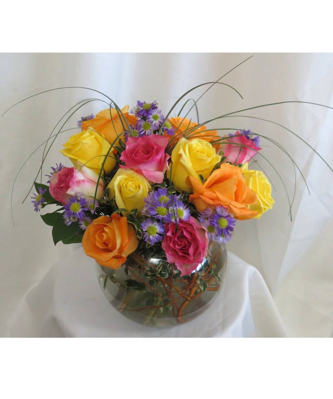 Houston flower delivery bowl of roses