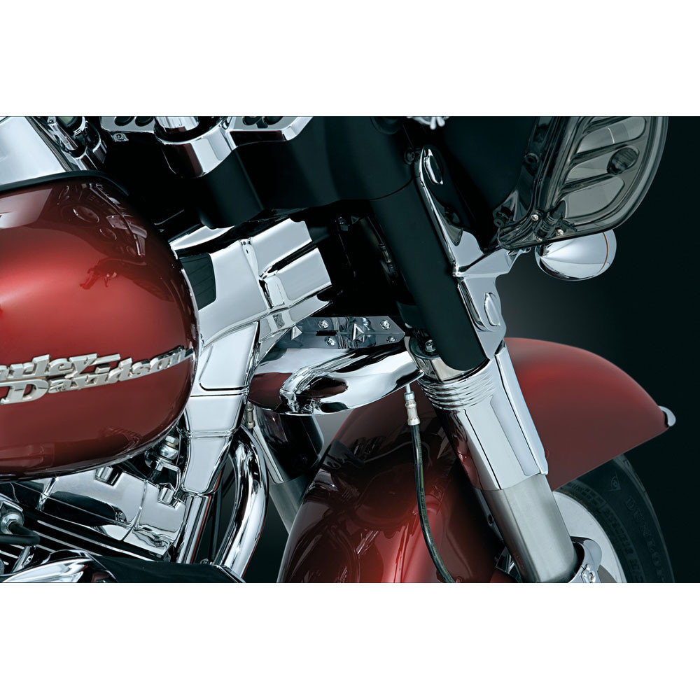 Kuryakyn Lower Triple Tree Wind Deflector for 19802016 Harley Touring