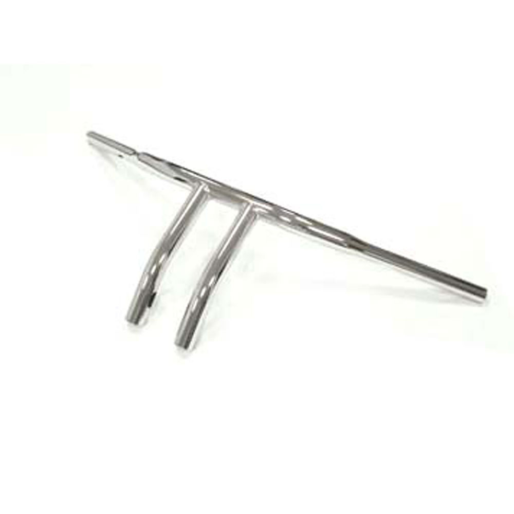 VTwin 11/4" Chrome 10" TBars Handlebars for Harley Get Lowered Cycles
