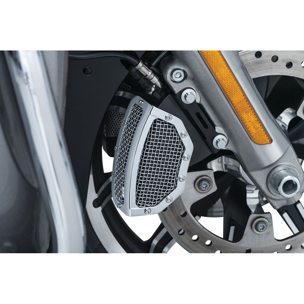 Kuryakyn Mesh Front Brake Caliper Covers for 20082017 Harley Touring