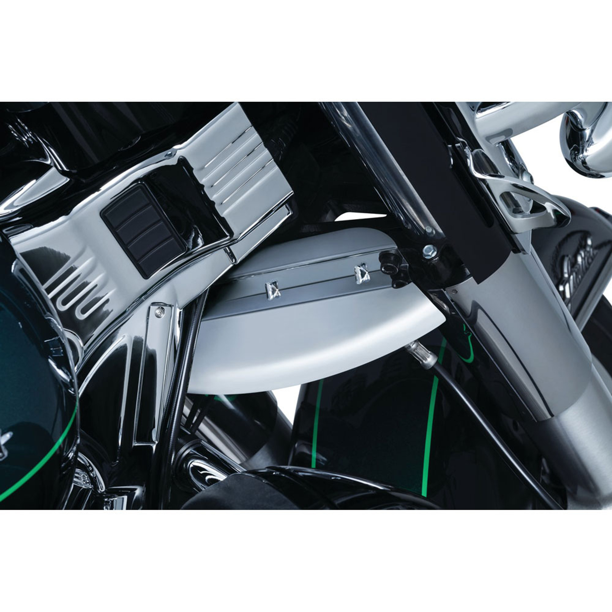 Kuryakyn Lower Triple Tree Wind Deflector for 19802016 Harley Touring Get Lowered Cycles