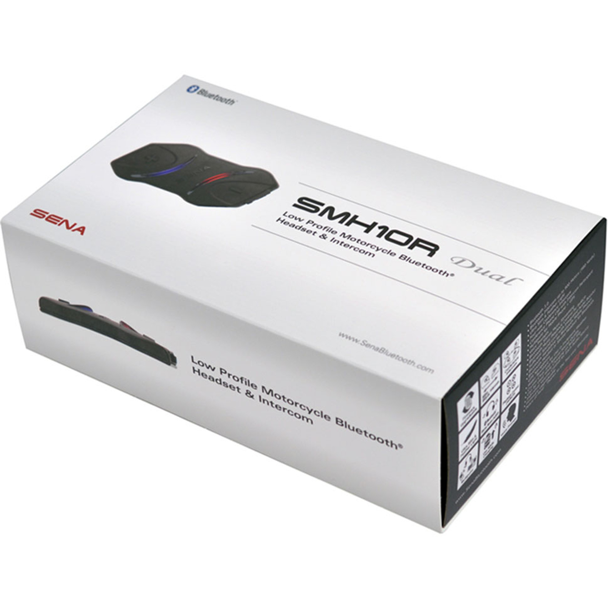 Sena SMH10R Low Profile Bluetooth Headset & Dual Pack for