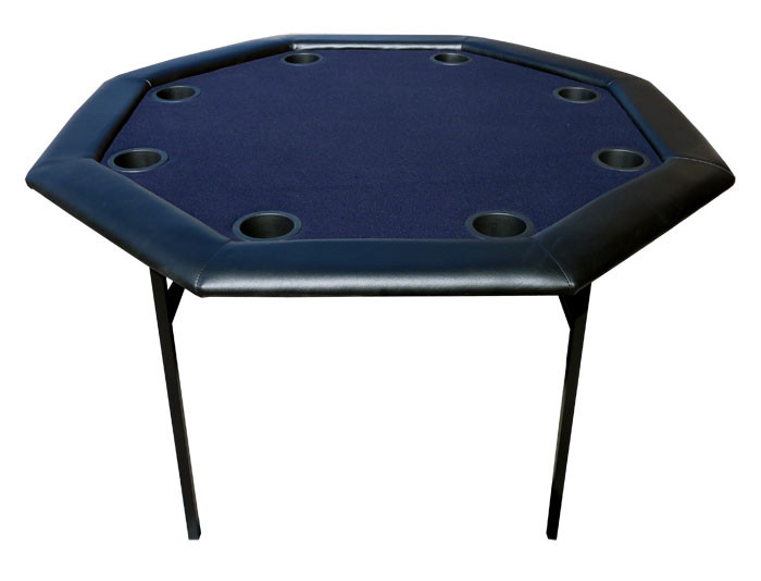 large octagon poker table with folding legs