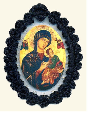 Our Mother of Perpetual Help Relic Badge Our Mother of Perpetual Help Relic Badge