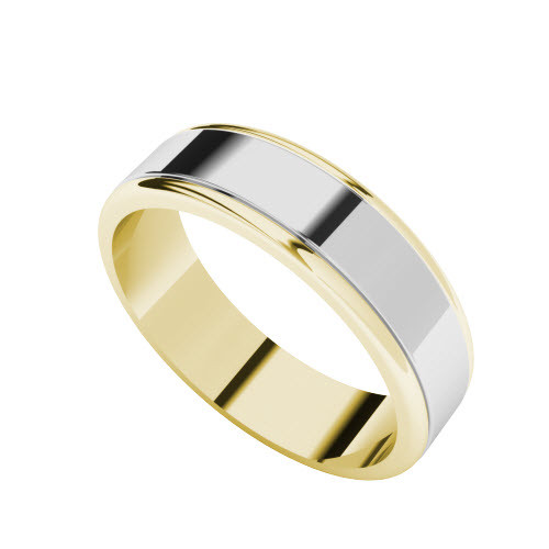 White vs yellow gold wedding ring