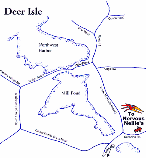 Карта deer isle