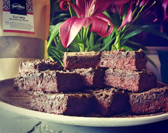 Easy Vegan Chocolate and Beetroot Brownie
