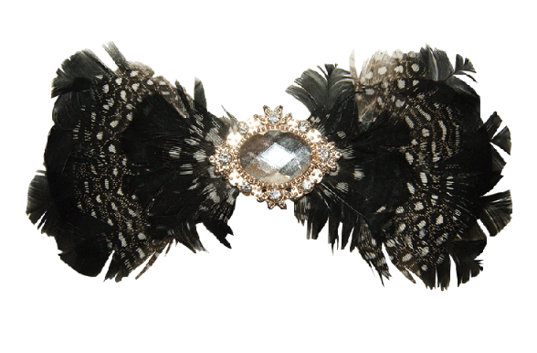 fb1004 turkey feather bow