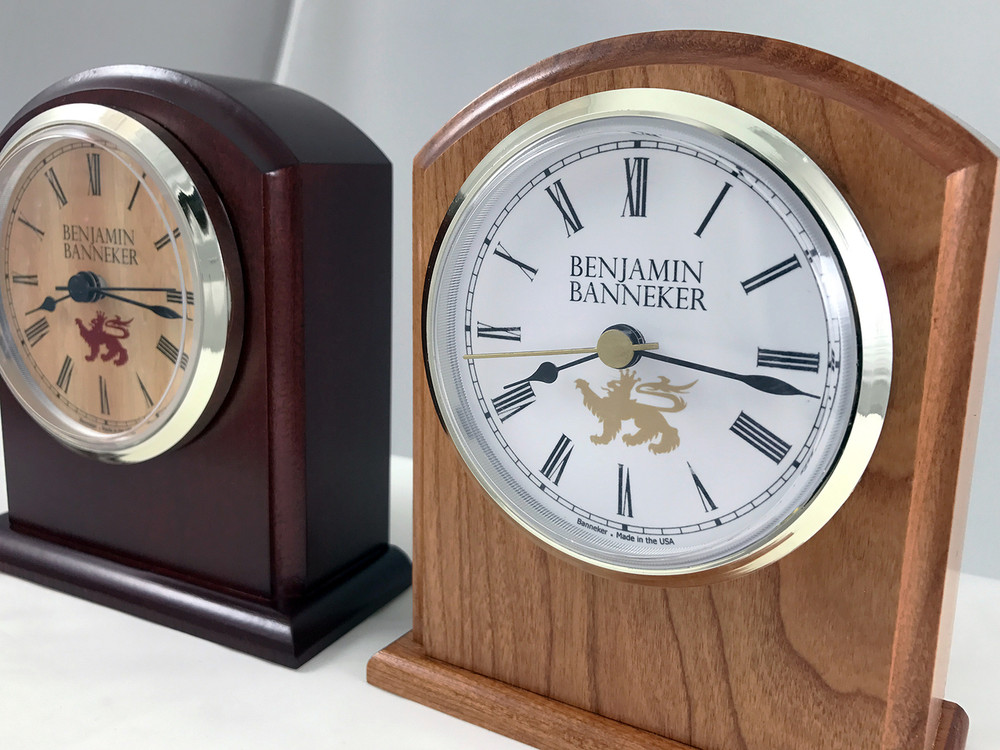 Benjamin Banneker Wood Clock