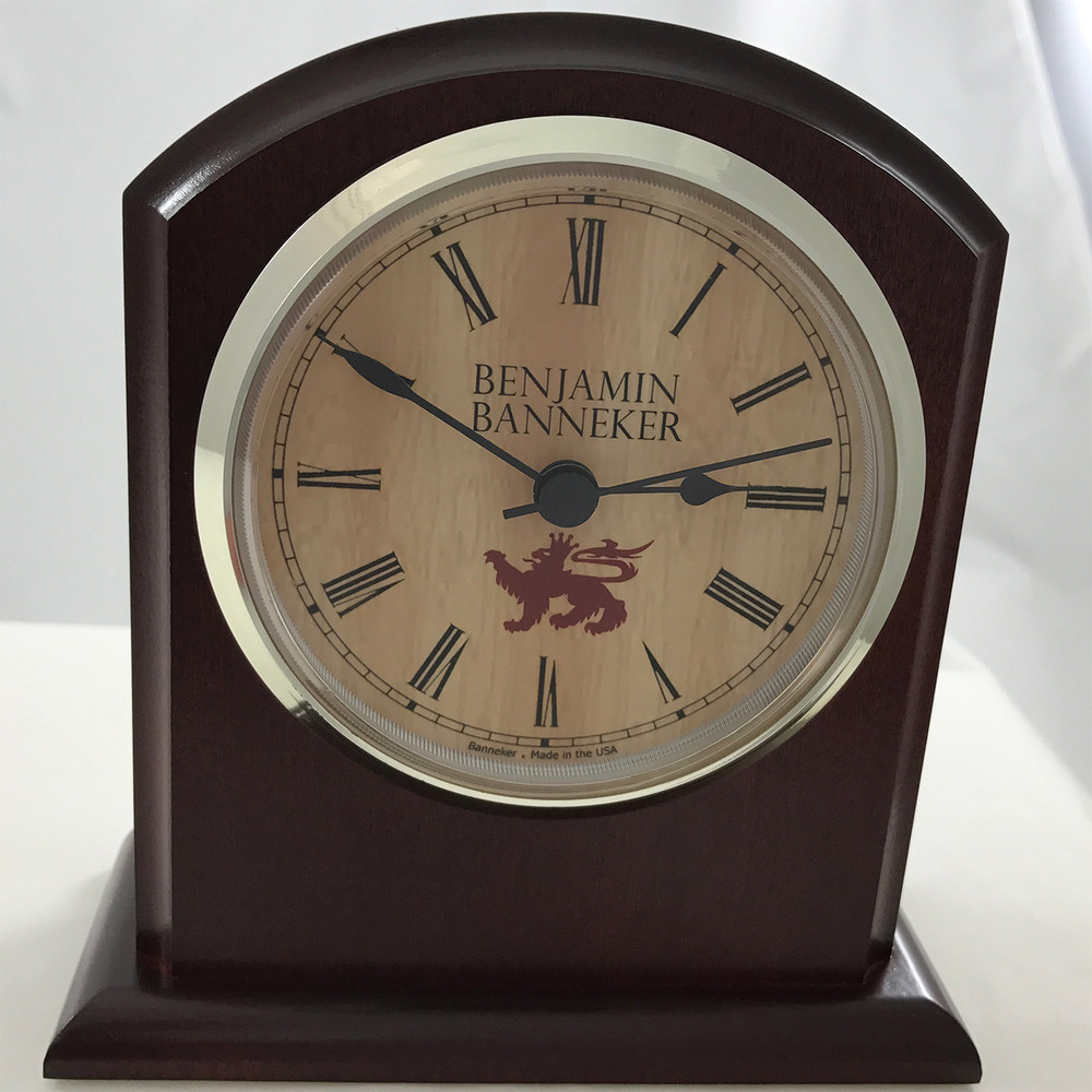 Benjamin Banneker Wood Clock