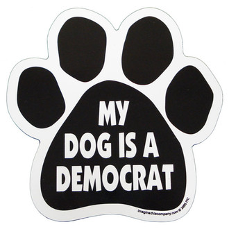 my is a democrat my is a democrat paw magnet at hotdogcollars my is a democrat my is a democrat paw magnet at hotdogcollars