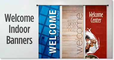 church welcome banners