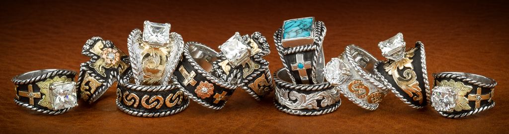Where can you find a selection of Western wedding rings?