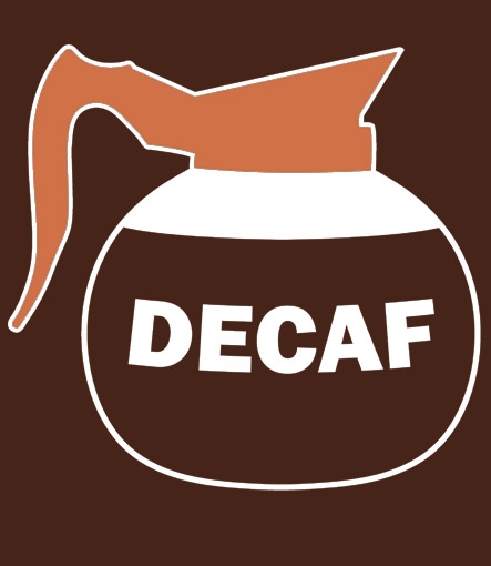 caffeine in coffee decaf