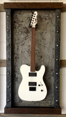 Guitar Display Case Shadow Box Mount Wall Hanger Holder Guitar Display Case Shadow Box Mount Wall Hanger Holder