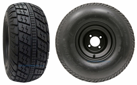 Rhox Rxfg 20x8 5 8 Quot Golf Cart Tires And 8 Quot Black Steel