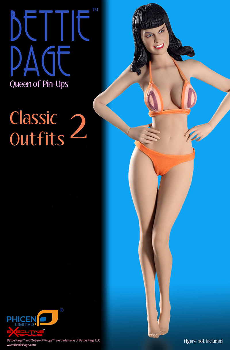 [PL-ERBP002] Phicen Limited Bettie Page 2 Piece Bikini 1:6 Scale Classic  Outfit