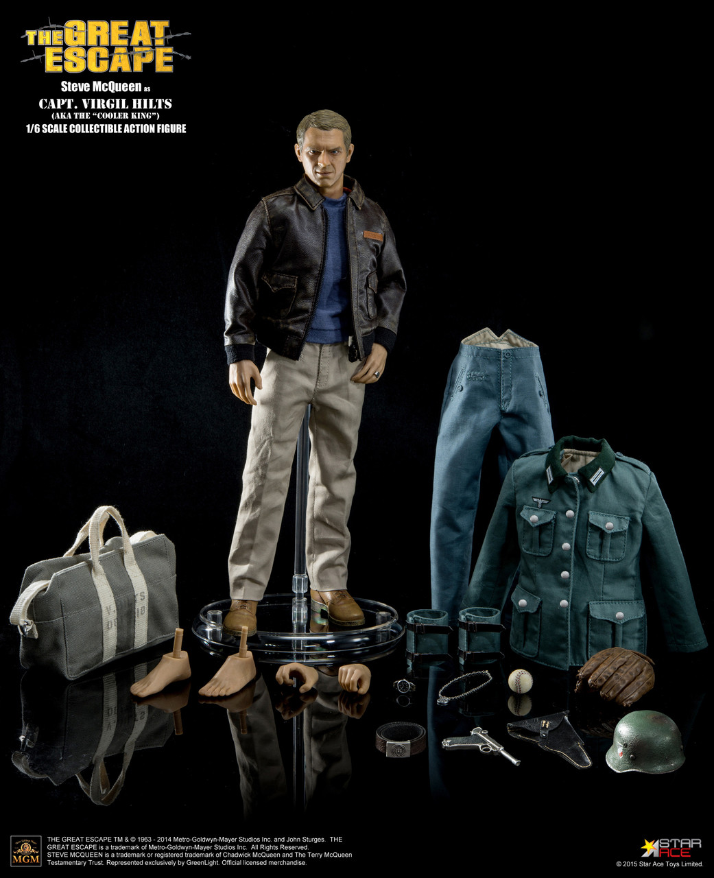 SA-0007] Star ACE Steve McQueen Capt. Virgil Hilts, The Great