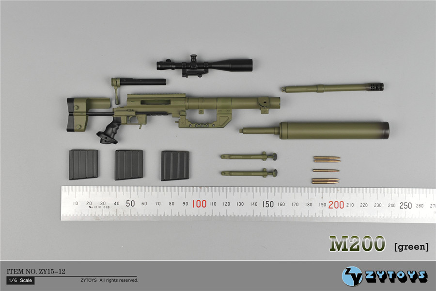 ARMA Rifle Sniper M200 1/6 PARA ACTION FIGURE ⋆ HOT TOYS