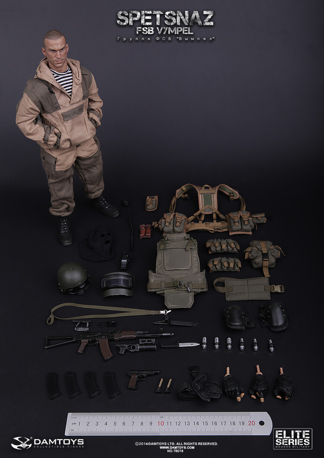 DAM-78018] DAMTOYS Russian Special Forces SPETSNAZ FSB VYMPEL