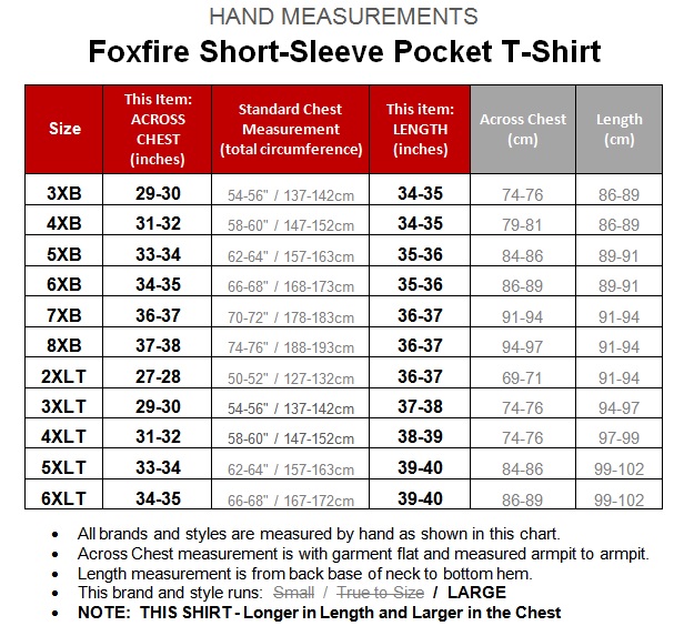 2xlt size chart