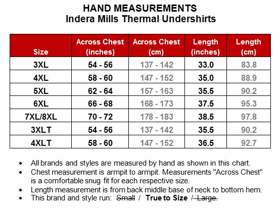 2xlt size chart