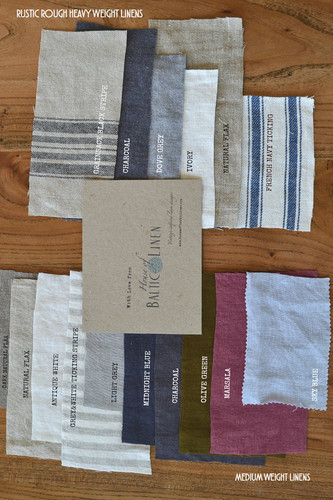 Linen Fabric Swatches