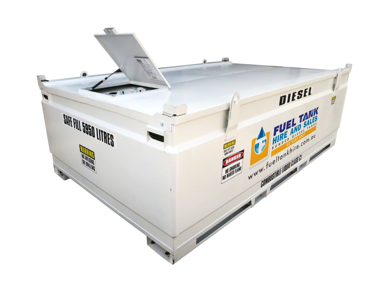 6000 Litre Diesel Tank 1500 Gallon Fuel Tank for Sale