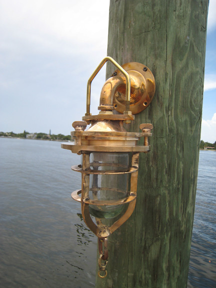 British Bronze Marine Wall Nautical Light - Dock Lights