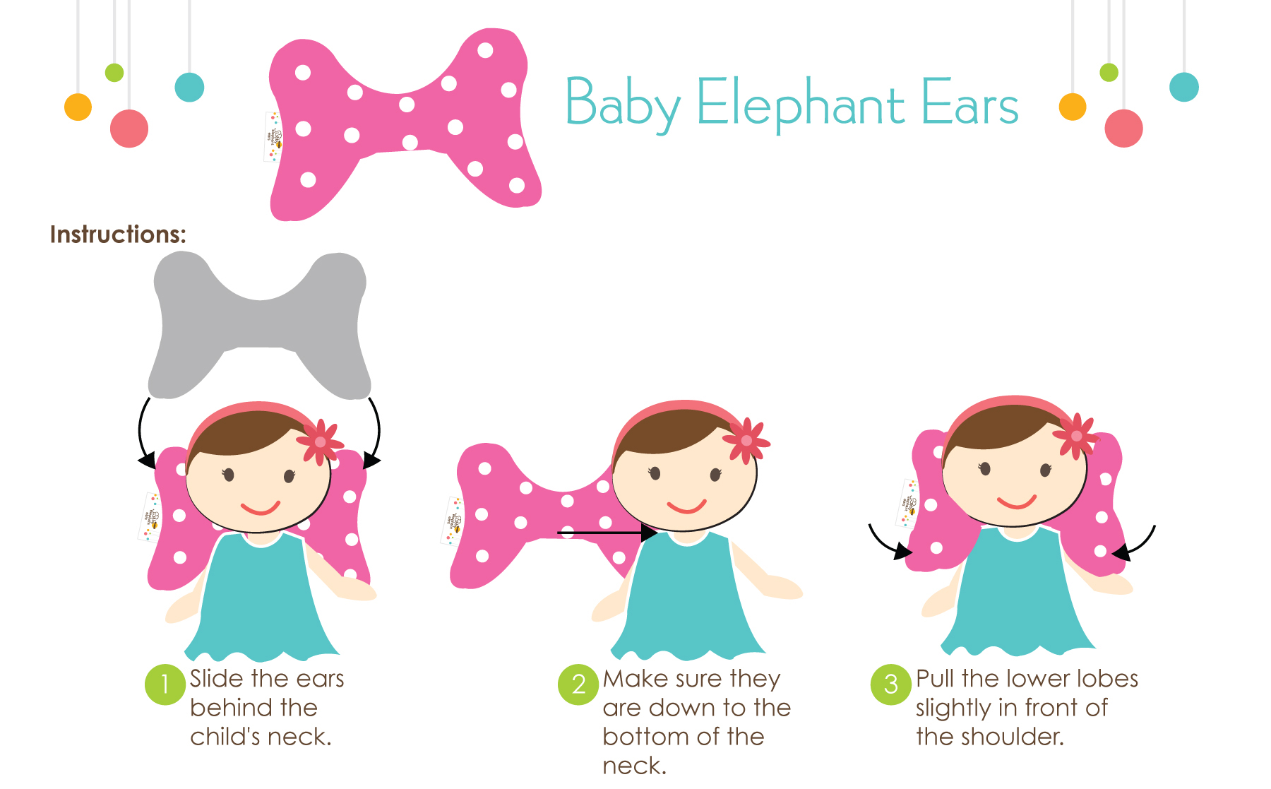 Elephant ears outlet head support