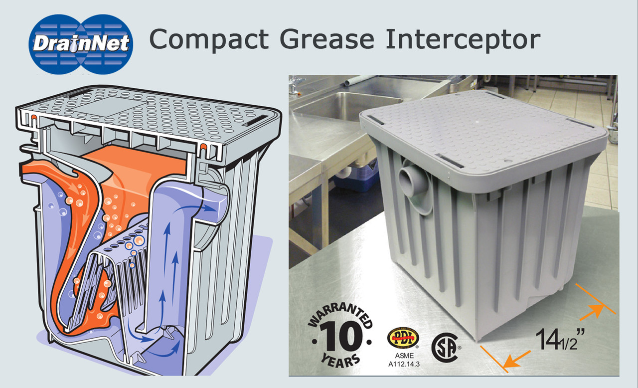 Compact Grease Interceptor 14 LB / 7 GPM Technologies