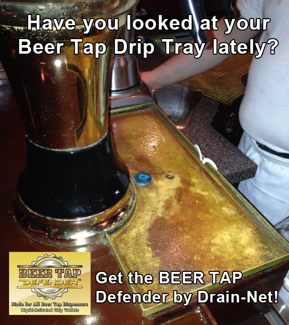 gross beer tap drip tray