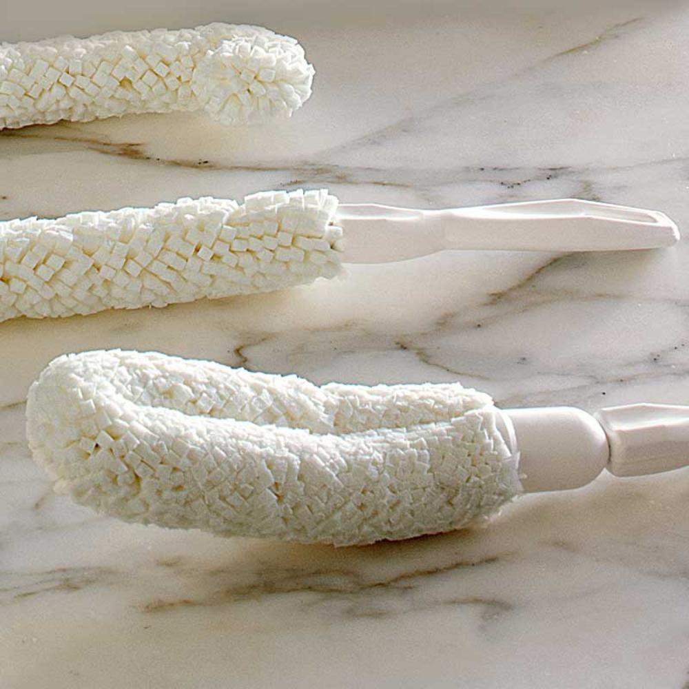 Wine glass foam brush for cleaning