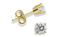 Baby Collection Earrings Page 1 Elite Jewels 14 Karat Yellow Gold Baby 0 10 Tcw Diamond Stud Earrings