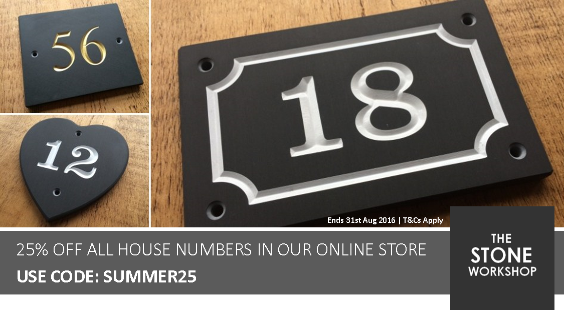 lakeland slate house number sale
