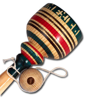 Mexican Wooden Toy Baleros Cup
