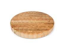 Larch wood round board